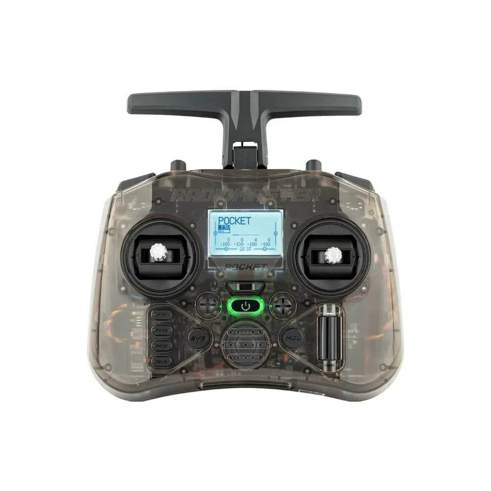 Radiomaster Pocket FCC M2 Hall Gimbal Transmitter Remote Control Portable Built In LED Light Foldable for FPV Racing Drone Radiomaster Pocket FCC M2 Hall Gimbal Transmitter Remote Control Portable Built In LED Light Foldable for FPV Racing Drone